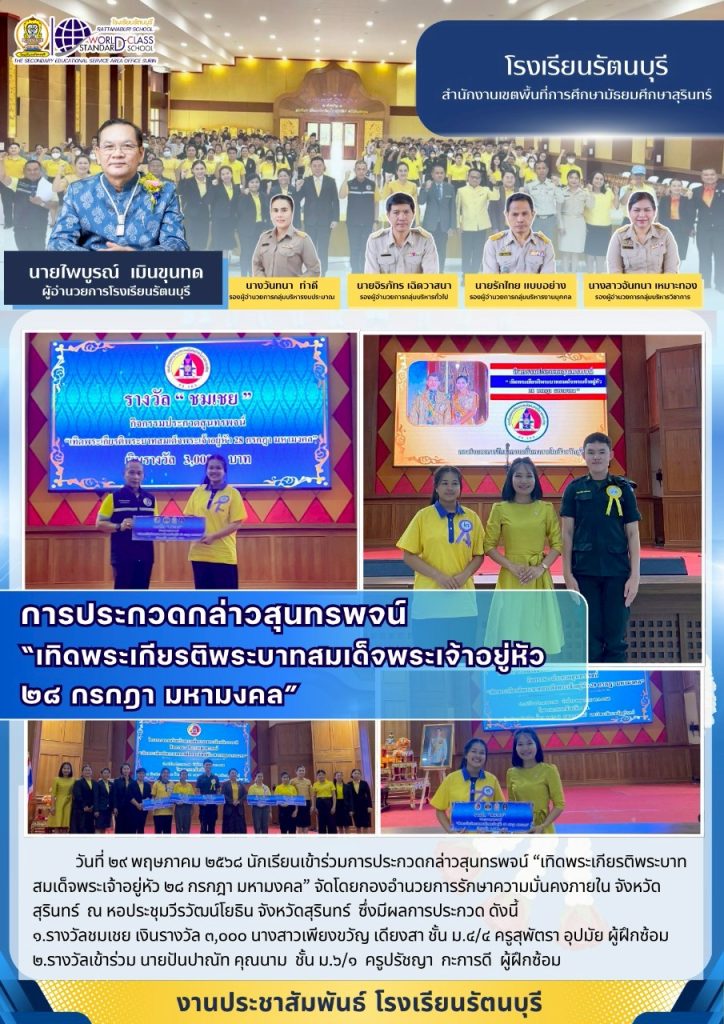 ประกวดสุนทรพจน์